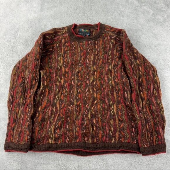 COOGI Australia Knit Wool Brown Sweater Women’s Size M - Picture 1 of 15